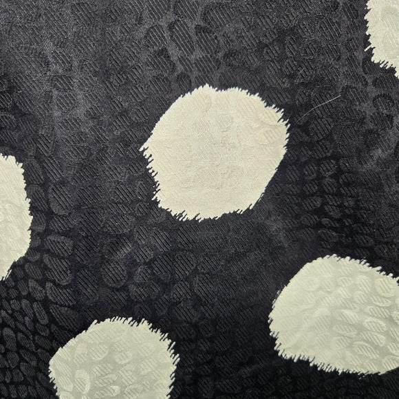 Talbots Dress Womens‎ 14P Black White Polka Dot Sleeveless Textured Midi Petite - Picture 10 of 14